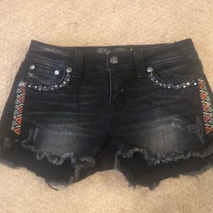 Summer ending price drop! Miss Me black shorts